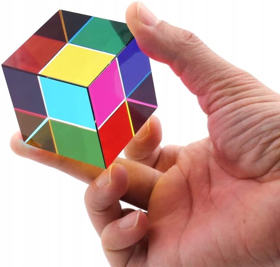 Classy Row  Color Mixing Cube with Display Stand – 2 Inch (50mm)