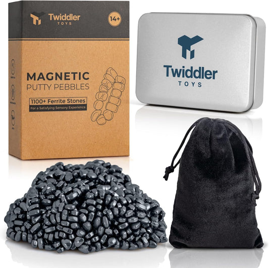 Classy Row  Magnetic Putty Pebbles 1100+ Ferrite Stones