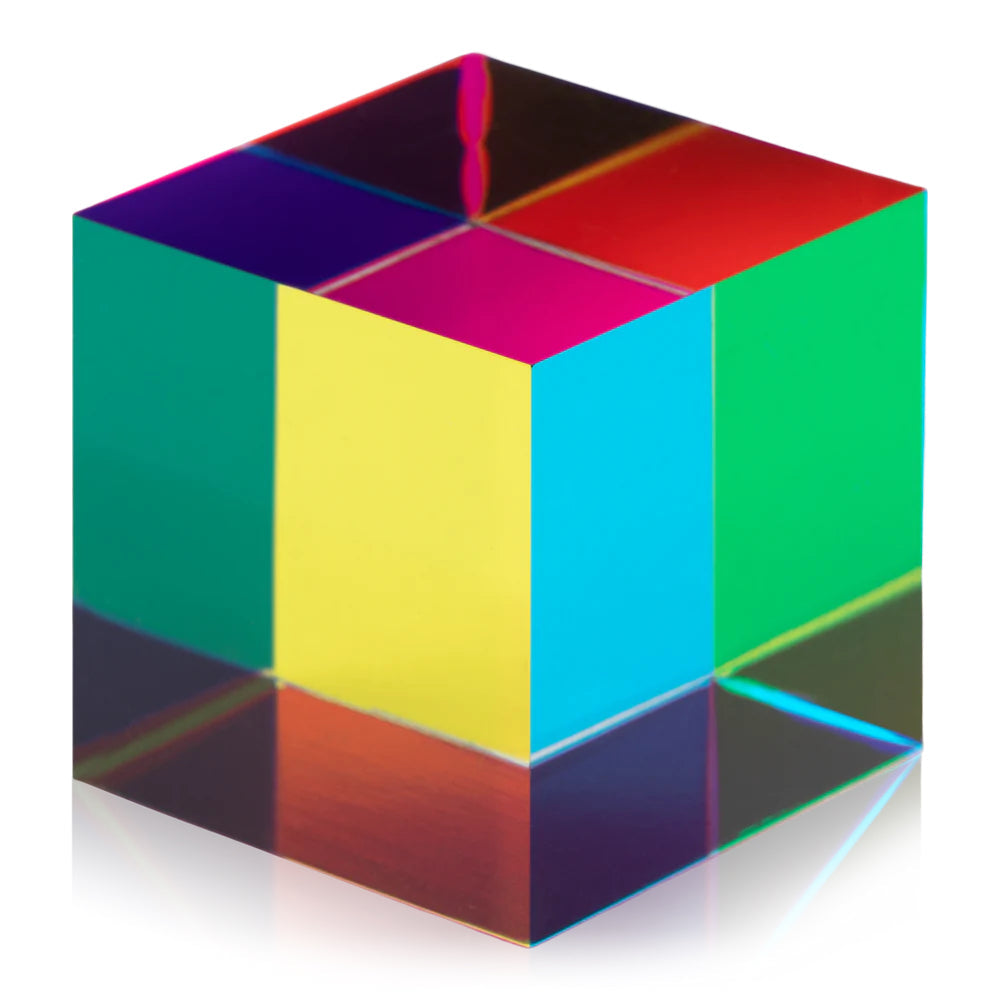 Classy Row  Color Mixing Cube with Display Stand – 2 Inch (50mm)